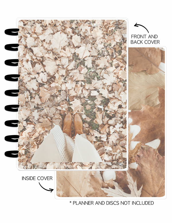 Cover Set of 2 AESTHETIC FALL Walking On Leaves