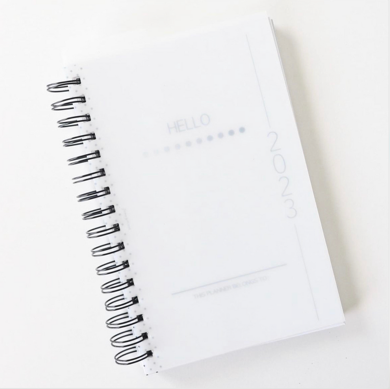 Coiled Yearly Planner | FROSTED COVER