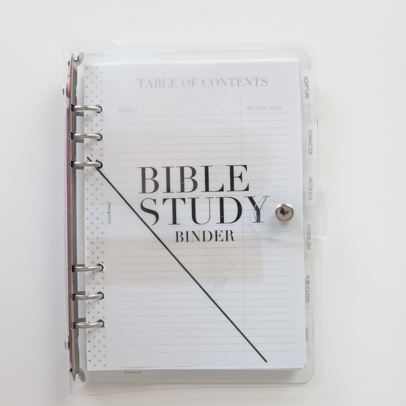 Bible Study Binder Bundle