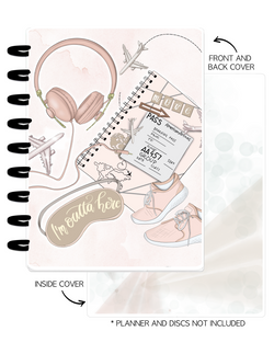 Cover Set of 2 TRAVEL IS MY THERAPY Notebook