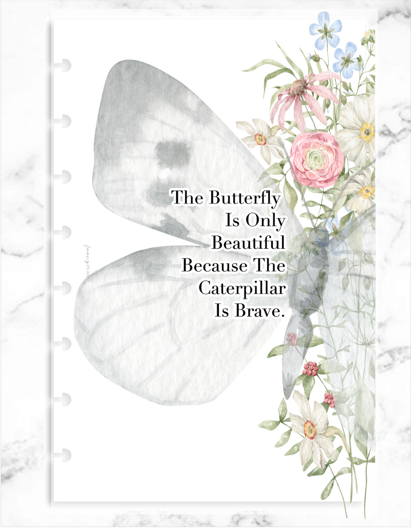 Butterfly Garden Quote  | Vellum Dashboard