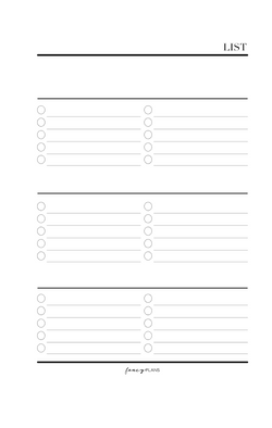 4 x 6 Notepad | Checklist Notes