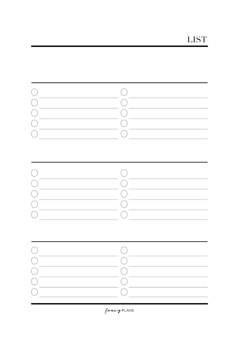4 x 6 Notepad | Checklist Notes