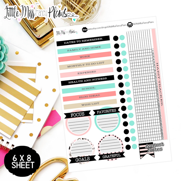 Parisian EC Notes Page Kit | Erin Condren