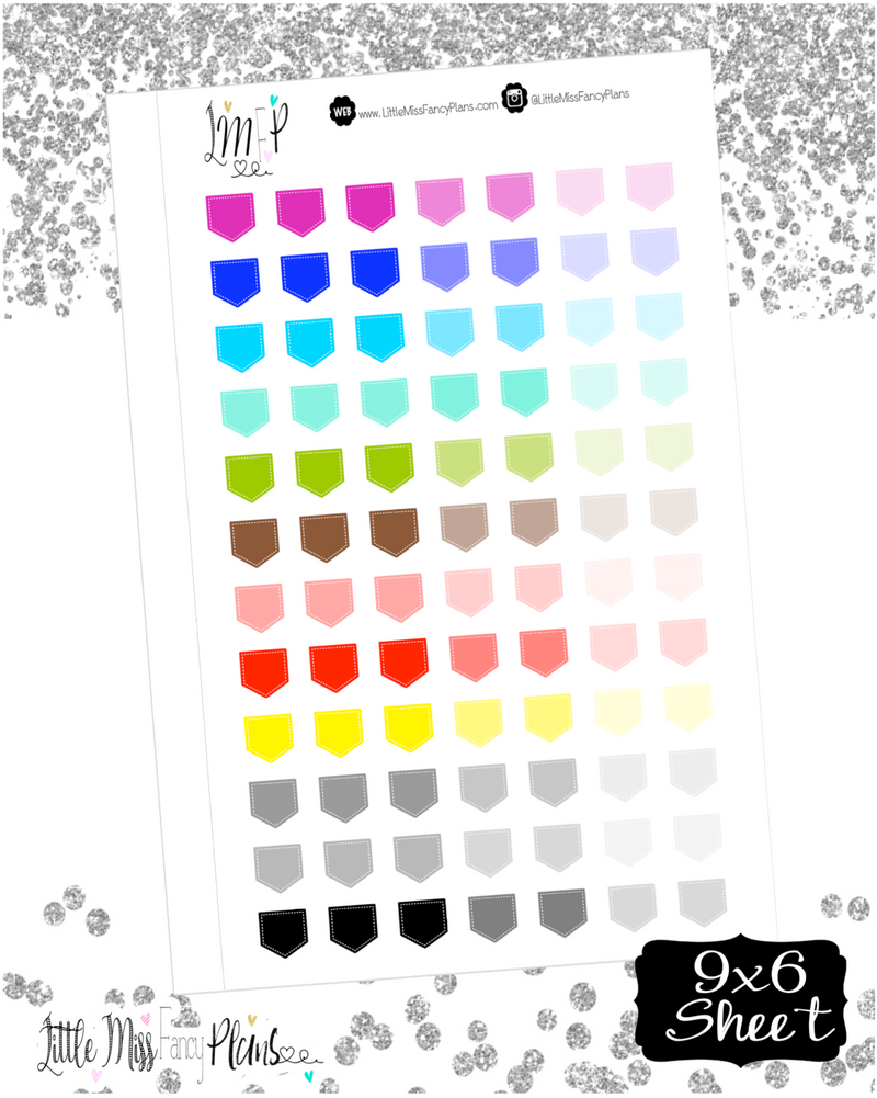 Tag Shaped Flag Stickers | Erin Condren, Happy Planner Stickers, Personal Planner