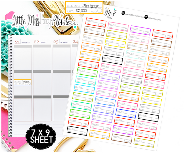 Habit Tracker Stickers – Fancy Plans Co