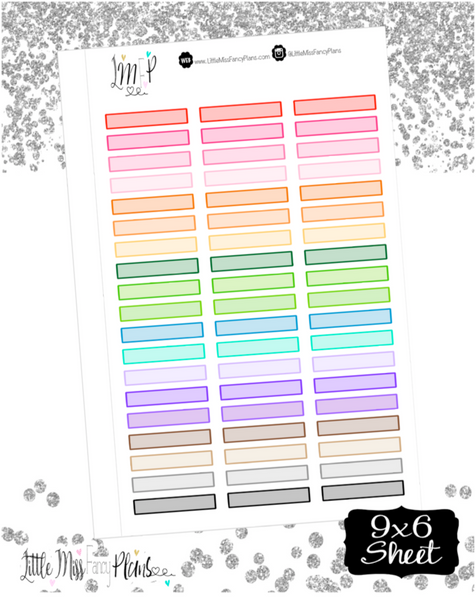 Event Header Labels – Fancy Plans Co