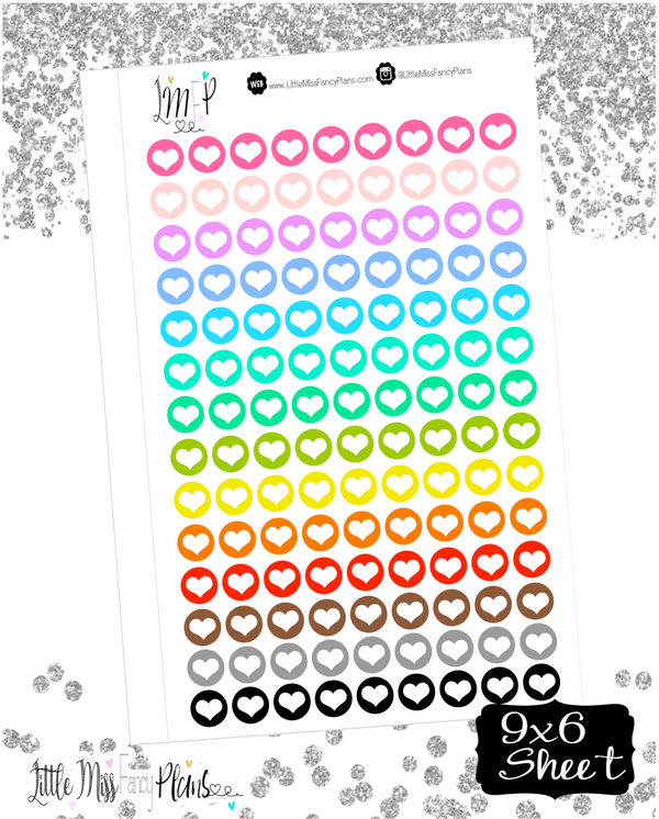 Heart Dots Stickers <Little Dots>