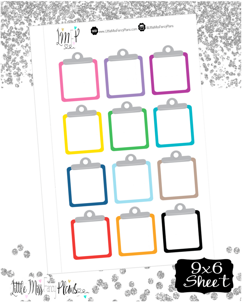 Clipboard Box Stickers <Boxes>