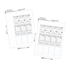 WELLNESS - Template For Printing on Inserts <Printables>  | Classic Size Happy Planner