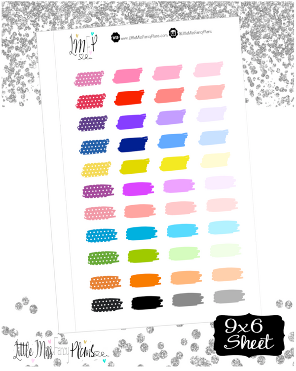 Decorative Scribble Stickers