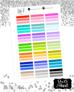 Colorful Blank Stickers <Headers>
