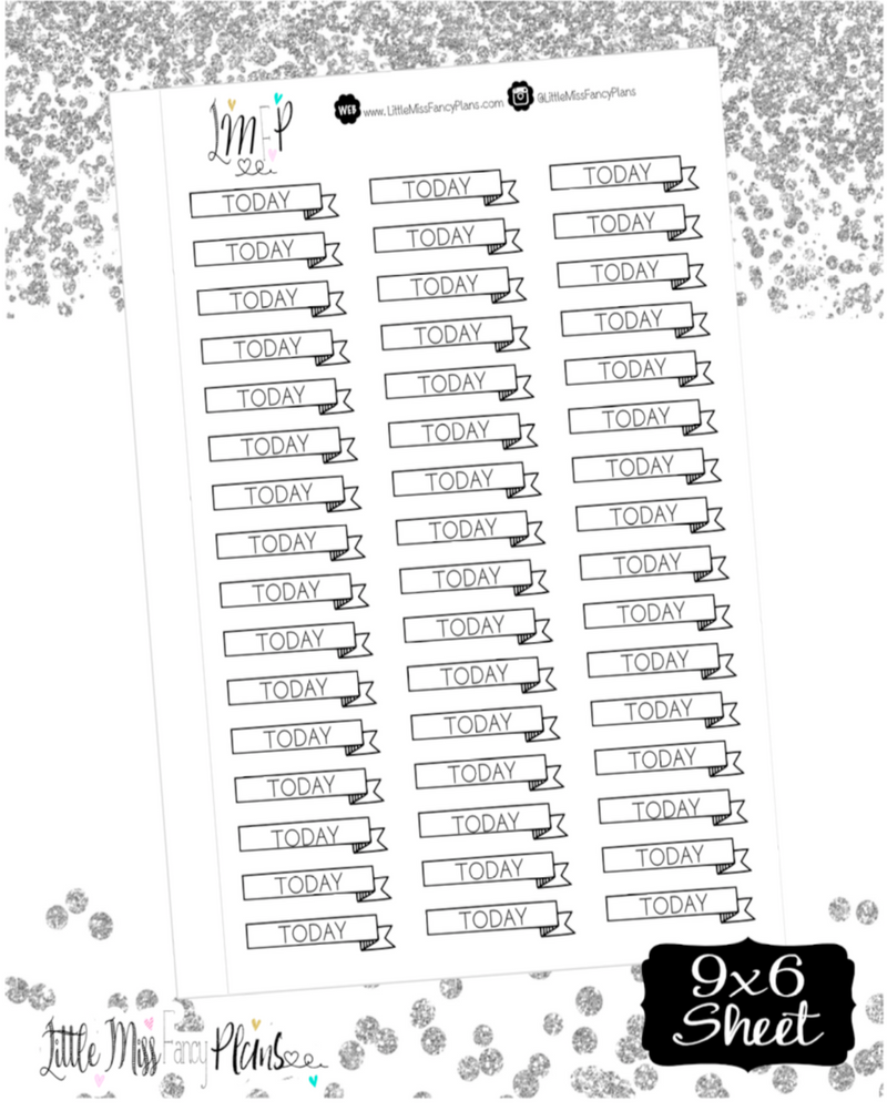 Today Header Sticker <Scribbles><Headers>