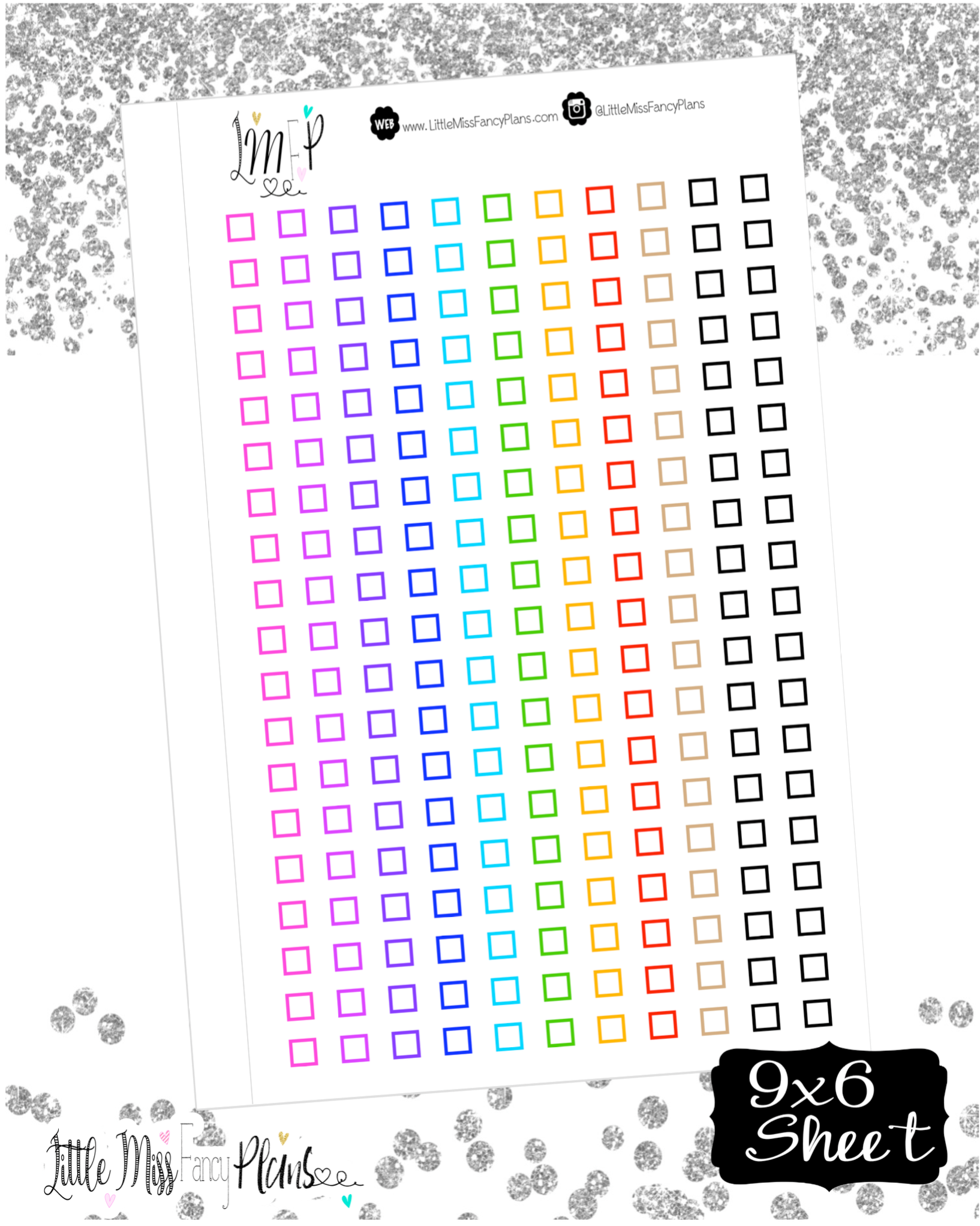 Color Coding Bullet Squares – Fancy Plans Co