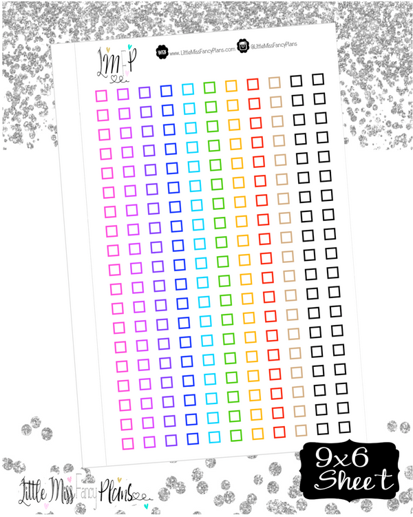 Color Coding Bullet Squares