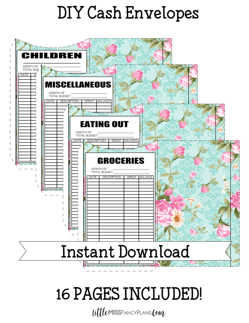 BUDGET DIY Cash Envelopes V2 Shabby Chic Fancy Plans Co BUDGET DIY Cash Envelopes V2 Shabby Chic Fancy Plans Co
