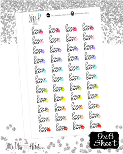 Lazy Day <Wording Stickers>