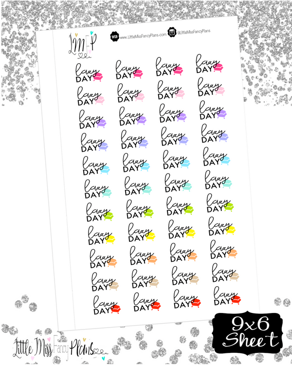 Lazy Day <Wording Stickers>