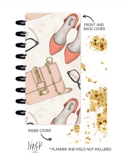 Half Sheet Cover Set of 2 <Double Sided Print> Planner Babe