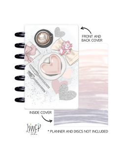 Mini Planner Cover Set of 2 <Double Sided Print> Love is in the air