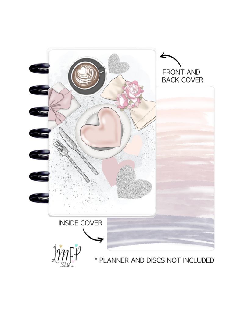 Mini Planner Cover Set of 2 <Double Sided Print> Love is in the air