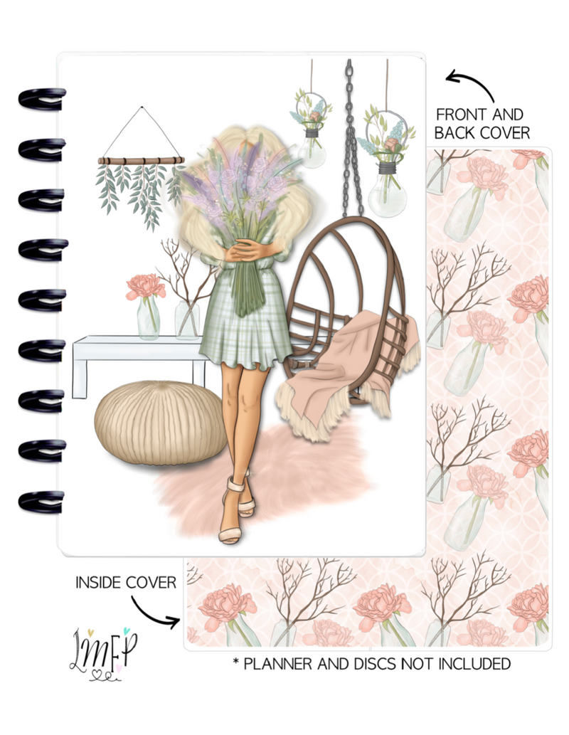 Classic Sheet Cover Set of 2 <Double Sided Print> Happiness Blooms Girls