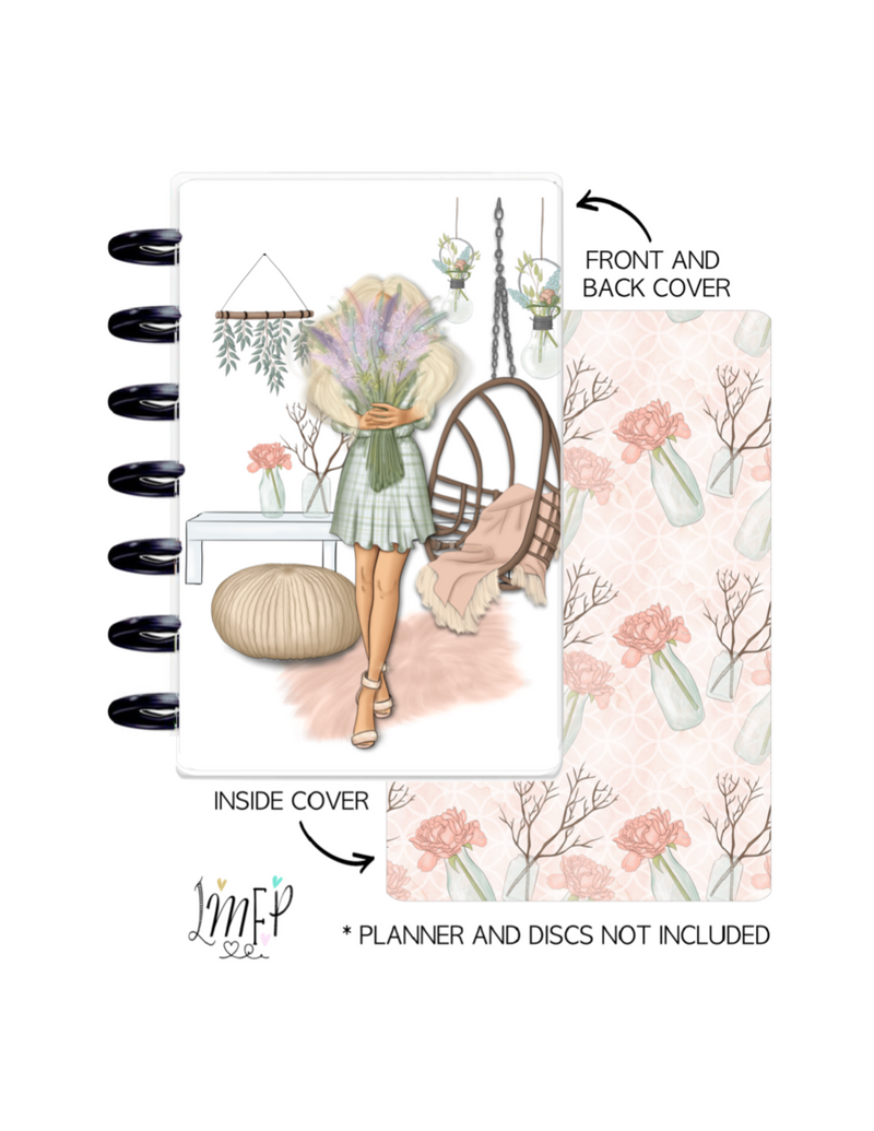 Mini Sheet Cover Set of 2 <Double Sided Print> Happiness Blooms Girls