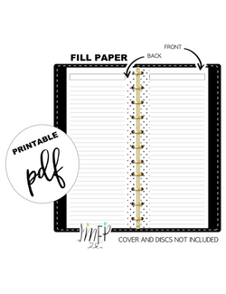 Lined With Top Box Fill Paper Inserts <PRINTABLE PDF>