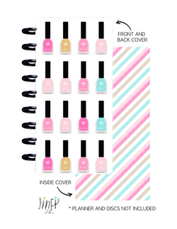 Half Sheet Cover Set of 2 <Double Sided Print> Nail Icons