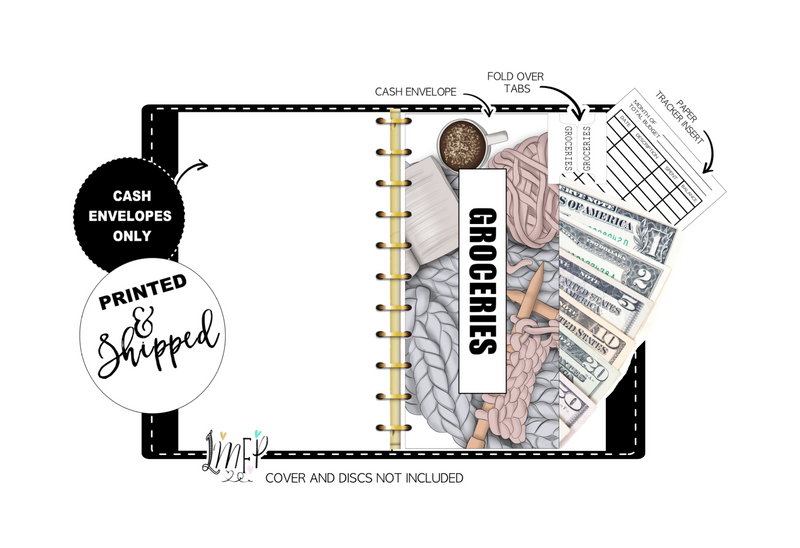 12 Budget Cash Envelopes Laminated <PRINTED AND SHIPPED> Stay Cozy