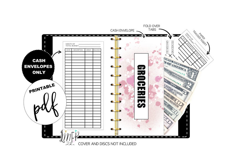 Budget Cash Envelopes <PRINTABLE PDF> Pretty In Pink