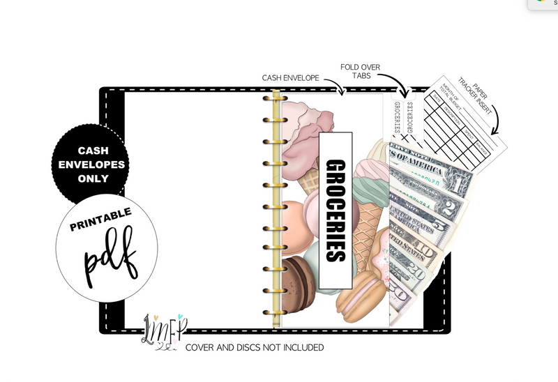 Budget Cash Envelopes <PRINTABLE PDF> Good Vibes Sweets