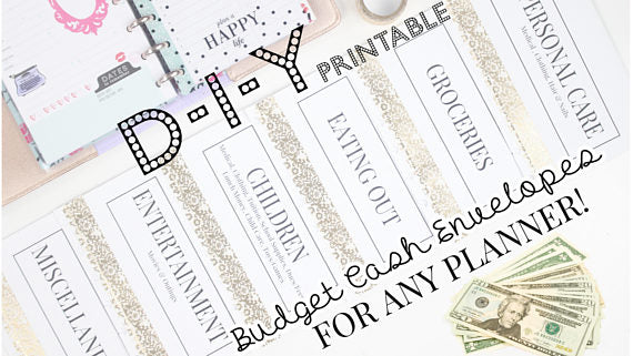 BUDGET DIY Cash Envelopes <Printables>