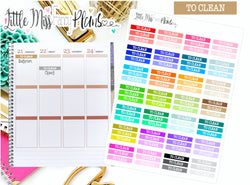 Colorful To Clean Stickers <Headers>