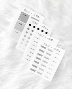 Transparent Sticker Set | Fancy Plans Co. x Paper Panduh