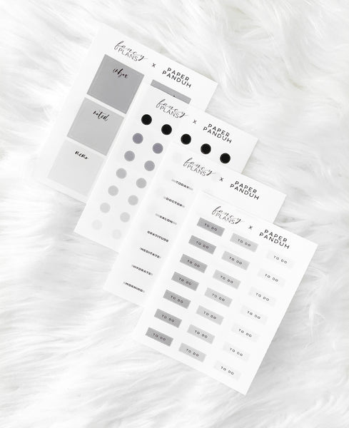 Transparent Sticker Set | Fancy Plans Co. x Paper Panduh