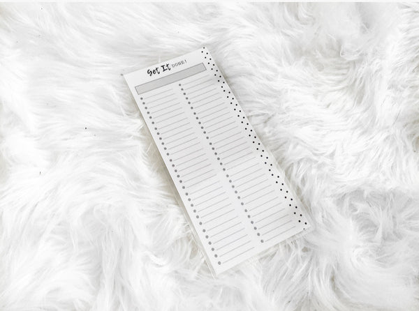 Today’s Plan White Board Insert <Half Sheet>