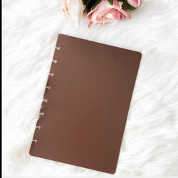 Poly Hard Plastic Planner Covers | BROWN
