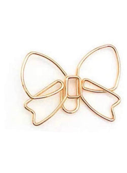 Bow Paper Clips | GOLD