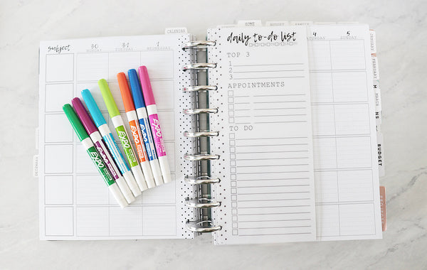 Daily To Do List White Board Insert <Half Sheet>