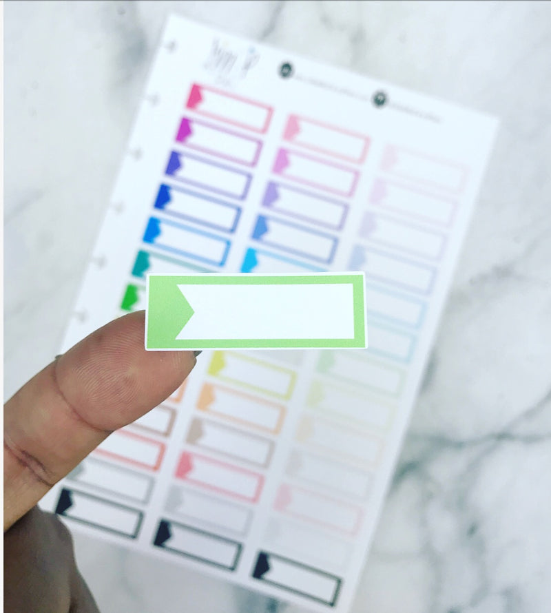 Flag Box Event Labels <Multi Colored>