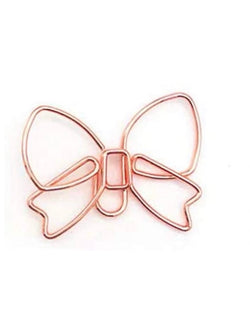 Bow Paper Clips | ROSE GOLD