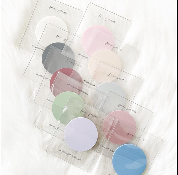 Transparent CIRCLE Sticky Note | 2 x 2 in.