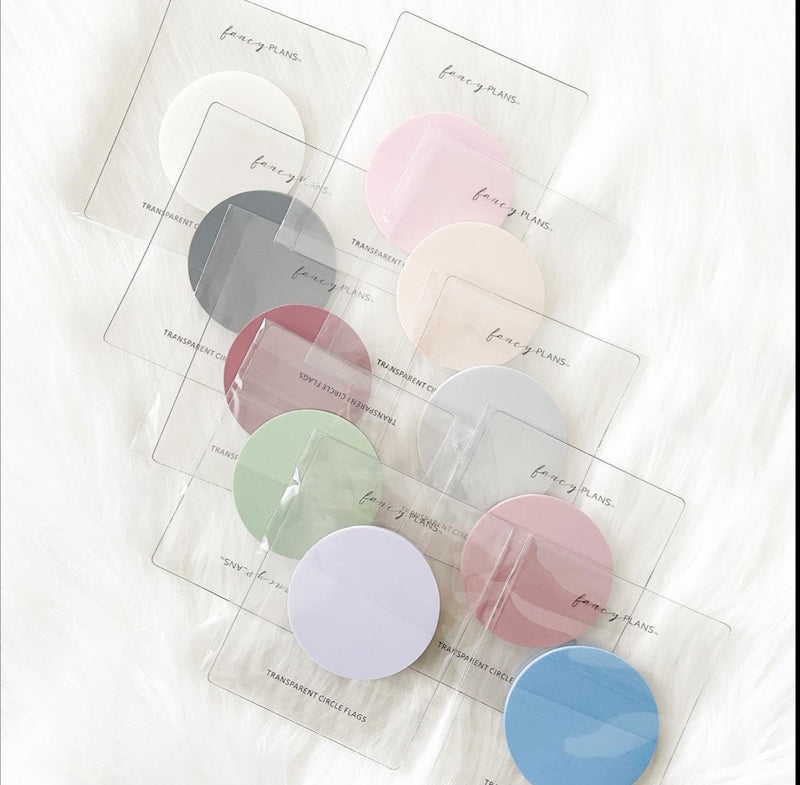 Transparent CIRCLE Sticky Note | 2 x 2 in.