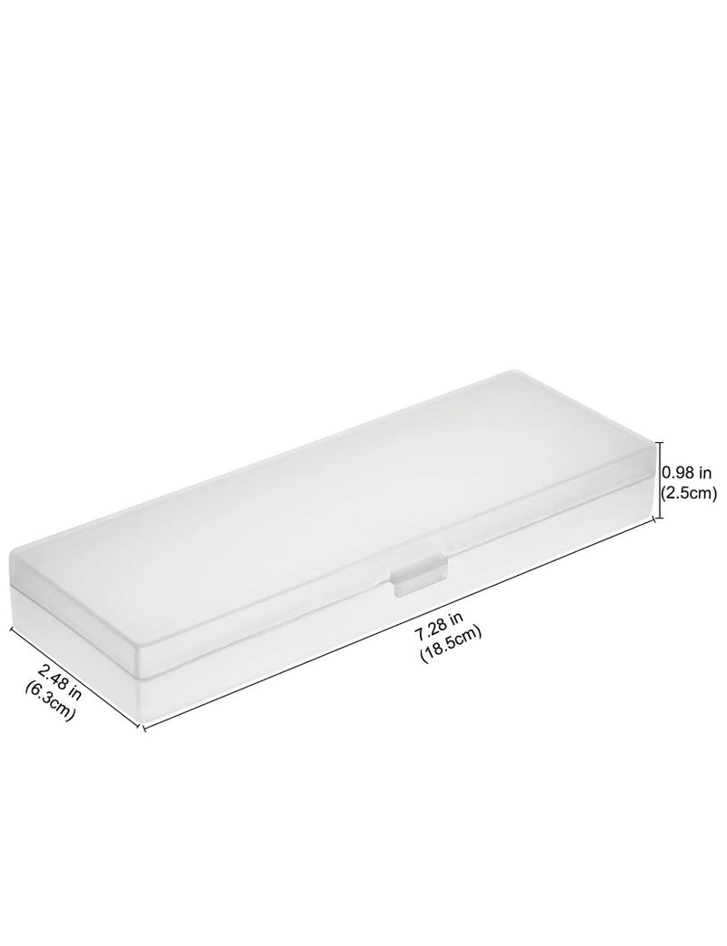 Frosted WHITE Pencil Case