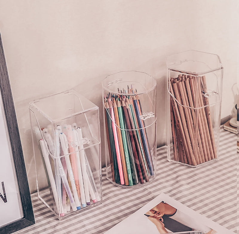 Acrylic Pen & Stationery Organizer
