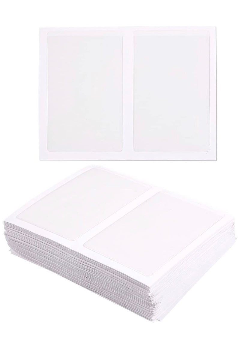 2 X 3 Adhesive Poly Vinyl Pocket Business Card Size | TOP
