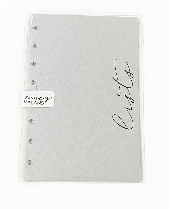 Planner Subjects Silver Metalic Cardstock Dashboards <PRINTED AND SHIPPED>