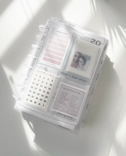 Planner Discs | Crystal Clear Transparent – Fancy Plans Co