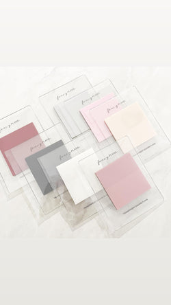 Transparent SQUARE Sticky Note | 2 x 2 in.